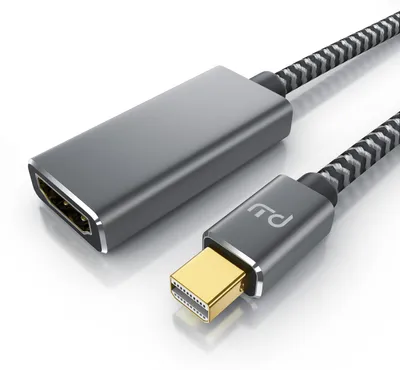 Zdjęcie produktu dla Primewire Adapter 4k mini Displayport do Hdmi 2.0 - Kabel mini DP - 4k@60Hz - Thunderbolt 1 - 2 - Audio i wideo