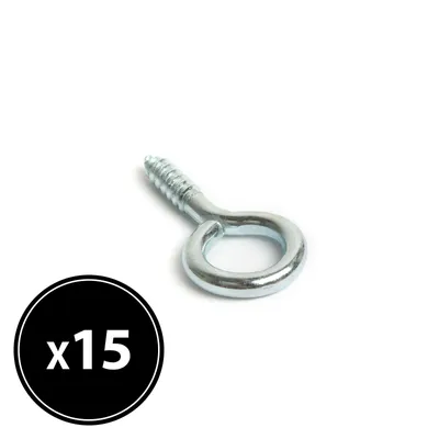 Obrázok produktu pre Skrutka s okom - 19 x 40 mm - 15 ks / balenie