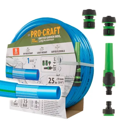 Immagine prodotto di Tubo da giardino blu Procraft PR-3KGH1925F