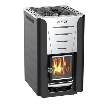 Zdjęcie produktu dla Piec do sauny opalany drewnem Harvia 20 Pro black