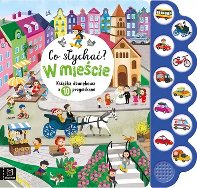 Immagine prodotto di Książeczka dźwiękowa Co słychać w mieście? / Aksjomat