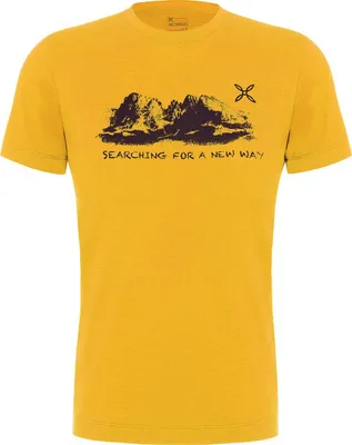 Produktbild von Montura PEAKS MERINO T-SHIRT (MTGC27X) - Herren Merino-T-Shirt, Farbe:348-MUSTARD, Größe:S