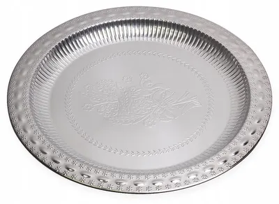 Produktbild von SERVIERPLATTE 45 cm STAHL-TELLER