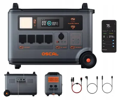 Produktbild von Tragbare Powerstation - Solargenerator - 3600 W - 3600 Wh - Notstromversorgung - Camping und Outdoor
