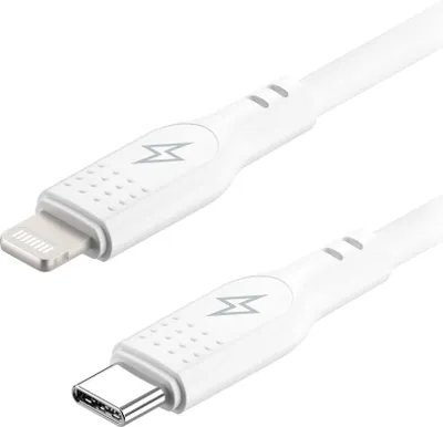 Obrázek produktu pro AlzaPower SilkCore USB-C to Lightning MFi, 1m bílý