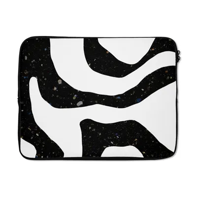 Produktbild von MuchoWow® Laptop Hülle 17 Zoll Laptoptasche Abstrakt - Minimalismus - Design - Zipper - Schutzabdeckung