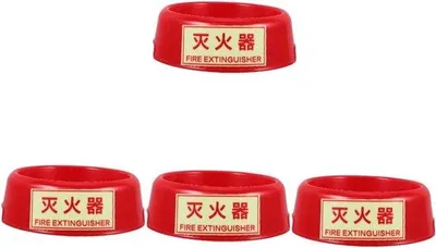 Produktbild von Famanu Halter für Feuerlöscher - Robuste und stabile Basis - Rot