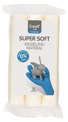 Productafbeelding van Creall Creall Superzacht Kleiblok Wit 500g