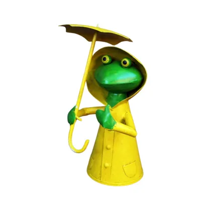 Produktbild von Zaunhocker Frosch mit Regenschirm