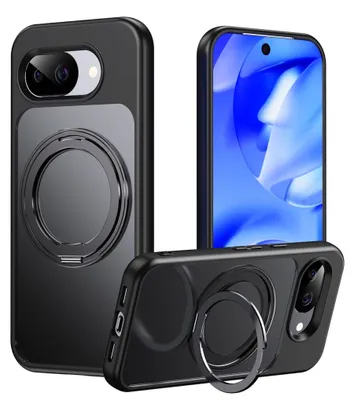 Immagine prodotto di Custodia MagSafe per cellulare Google Pixel 10a con cover ribaltabile in silicone TPU nero