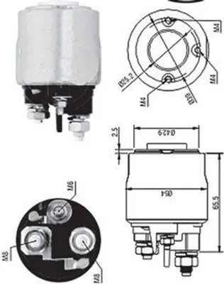 Produktbild von MAGNETI MARELLI 940113050570 Magnetschalter für Starter/Anlasser