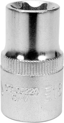 Obrázok produktu pre Torx nástrčný kľúč 1/2" E16 chróm-vanád