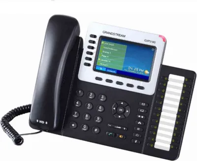Produktbild von Grandstream GXP 2140 Telefon, Farbdisplay, Rufnummernanzeige, Freisprechfunktion, Bluetooth, Ethernet, USB-Anschluss