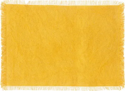 Image de Set de table en coton 30 x 45 cm Mahas jaune