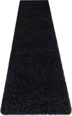 Obrázok produktu pre Bežec SOFFI shaggy 5cm čierny - do kuchyne, predsiene, chodby, haly Čierna 60x200 cm