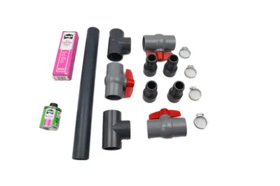 Produktbild von Montageset für Pool Wärmepumpen Bypass Standard 1