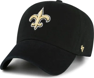 Image de '47 Brand NFL Cap New Orleans Saints '47 CLEAN UP Black