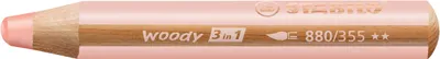 Produktbild von STABILO Multitalentstift woody 3 in 1, rund, fleischorange