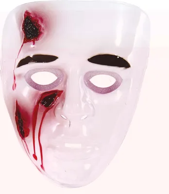 Produktbild von Transparente PVC Maske Blutige Wunden
