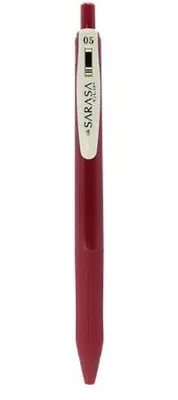 Obrázok produktu pre Gélové pero "Sarasa Clip Vintage", tmavo vínová, 0,33 mm, stláčací mechanizmus, ZEBRA 69319