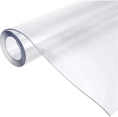 Produktbild von Tischfolie 1,7 mm Tischdecke 90 cm x 190 cm Schutzfolie für Tische aus PVC, transparent und abwaschbar