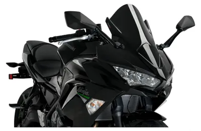 Produktbild von PUIG 3881N Z-Racing Scheibe  passend fuer KAWASAKI NINJA 650 Schwarz