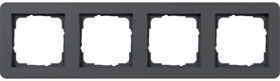Immagine prodotto di Cornice di copertura Gira, 4f, Gira E1, antracite, 1 pz.