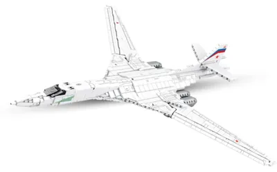 Image de Blocs de construction Avion Bombardier Tupolev TU-160 Bricks Reobrix 33036 1598 pièces