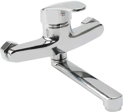 Produktbild von Kein-Wandmontierte Küchenarmatur mit drehbarer Auslauf für maximale Benutzerfreundlichkeit