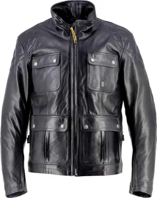 Produktbild von Helstons Hunt Lederjacke Schwarz L Mann Schwarz L