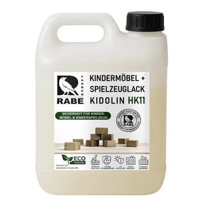 Produktbild von RABE Klarlack 2,5Liter Matt Lebensmittelecht Kidolin Versiegelung Möbellack Holz
