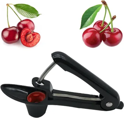 Produktbild von Kirschentkerner, Kirschkernentferner, Edelstahl Entkerner Kirschen | Kirschentsteiner Obstentkerner Cherry Corer Entferner, Hand Fruit Entkernen, Kirschenentkerner, für Obst Kirsche Obstbeere