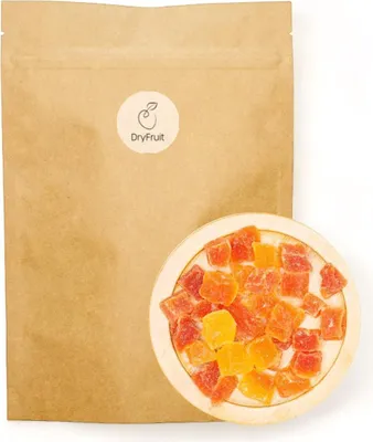 Immagine prodotto di Papaya secca, zuccherata, tagliata a pezzetti 1 kg