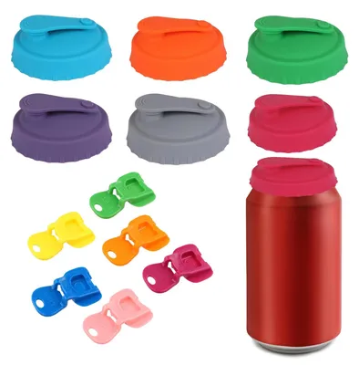 Immagine prodotto di Set di 6 coperchi in silicone riutilizzabili per lattine
