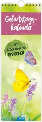 Produktbild von Trötsch Wandkalender Geburtstagskalender mit ausgewählten Sprüchen