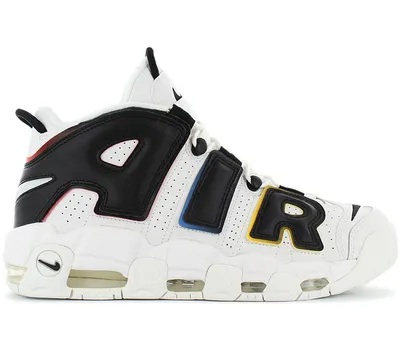 Produktbild von Nike Air More Uptempo 96 - Trading Cards - Primary Colors - Herren Schuhe DM1297-100 , Größe: EU 40 US 7