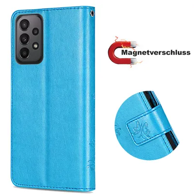 Produktbild von Hülle für Samsung Galaxy A23 5G Schutzhülle Handy Tasche Handyhülle Flip Etui Blau