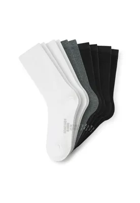 Produktbild von Schiesser Damen 5 er Pack Damensocken Gr. 39/42 nachtblau
