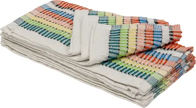 Produktbild von D&L Geschirrtücher Set - Regenbogenfarben, 35x35 cm, 10er Pack