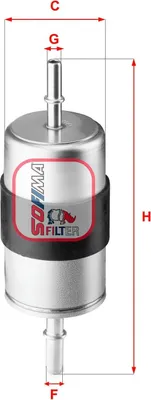 Produktbild von Kraftstofffilter SOFIMA S 1944 B für VOLVO XC90 II (256) Filtereinsatz