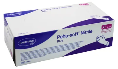 Produktbild von Hartmann Peha-Soft nitrile blue Untersuchungshandschuhe Gr. XL