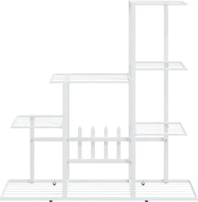 Produktbild von Stabli Blumenständer 94,5x25x88cm Weiß Metall - DE907323 - Gartentische