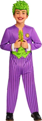 Produktbild von The Joker - Kostüm für Jungen Set BN6293 (128) (Violett/Grün)
