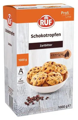 Produktbild von RUF Schokotropfen Zartbitter (1 kg)