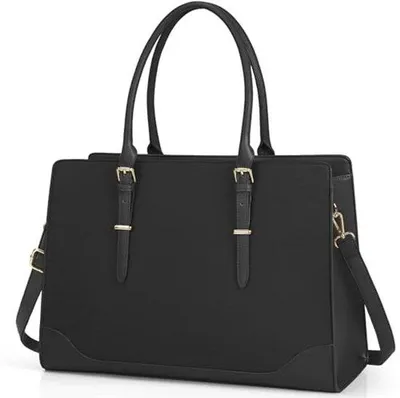 Productafbeelding van Handtas Dames Shopper Zwart 15,6 Inch