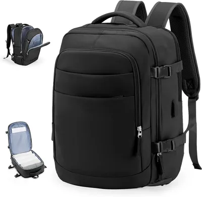 Productafbeelding van Handbagage Rugzak voor Vliegtuig - Maximaal Formaat 40x30x25 cm - Reistas voor Handbagage