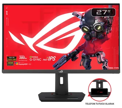 Produktbild von ASUS ROG Strix XG279CNS, 68,6 cm (27"), 1920 x 1080 Pixel, Full HD, LCD, 1 ms, Schwarz