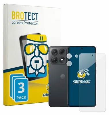 Produktbild von 3x BROTECT Schutzglas für Motorola Edge 70 Max (Display+Kamera) Schutzfolie Panzer Folie Glas Display Schutz klar