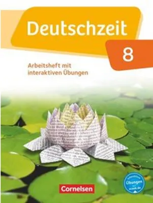 Produktbild von Deutschzeit 8. Schuljahr - Allgemeine Ausgabe - Arbeitsheft mit interaktiven Übungen auf scook.de