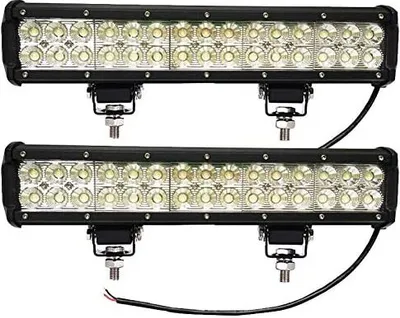 Immagine prodotto di 2 pezzi barra luminosa a LED per auto da 90 W, Greenmigo fari supplementari fuoristrada barra luminosa a LED impermeabile IP67 fari per fuoristrada trattori SUV UTV ATV